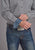 Stetson Mens 2236 Diamond Geo Black 100% Cotton 1 Pkt L/S Shirt