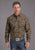 Stetson Mens San Antonio Paisley Brown 100% Cotton 1 Pkt L/S Shirt