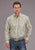 Stetson Mens Sand Dollar Paisley Tan 100% Cotton Btn L/S Shirt