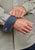 Stetson Mens Squared Off Neat Blue 100% Cotton 1 Pkt L/S Shirt