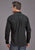 Stetson Mens Brushed Heather Flannel Grey 100% Cotton 1 Pkt L/S Shirt