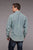 Stetson Mens Chambray Button Front Light Blue 100% Cotton 1 Pkt L/S Shirt