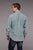 Stetson Mens Chambray Button Front Light Blue 100% Cotton 1 Pkt L/S Shirt