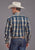 Stetson Mens Vintage Dobby Blue 100% Cotton 1 Pkt L/S Shirt