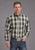 Stetson Mens 2228 Coal Ombre Black 100% Cotton 1 Pkt L/S Shirt