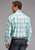 Stetson Mens 1929 Ombre Aqua 100% Cotton 1 Pkt L/S Shirt