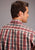 Stetson Mens Red 100% Cotton Slate Plaid BD L/S 1 Pocket Shirt