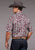 Stetson Mens 2035 Country Paisley Wine 100% Cotton S/S Shirt