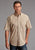 Stetson Mens Diamond Eye Geo Orange 100% Cotton 1 Pkt S/S Shirt