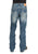 Stetson Rocks Fit Mens Blue Cotton Blend V Deco Jeans 26 30