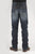 Stetson Mens 1210 Straight X Blue Cotton Blend Jeans