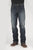 Stetson Mens 1210 Straight X Blue Cotton Blend Jeans