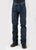 Stetson Mens 1210 Straight Leg Dark Rinse 100% Cotton X Pkt Jeans