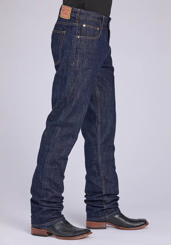 Stetson Mens 1210 Straight Fit X Blue 100% Cotton Jeans