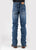 Stetson Mens 1211 Stretch Straight Leg Blue Cotton Blend Jeans