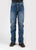 Stetson Mens 1211 Stretch Straight Leg Blue Cotton Blend Jeans