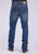 Stetson Mens 1211 Straight Stretch Blue Cotton Blend Jeans