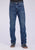 Stetson Mens 1211 Straight Stretch Blue Cotton Blend Jeans