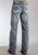 Mens Stetson Blue Cotton Blend Wrong Side Denim Straight Modern Fit Jeans 26x38