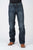 Stetson Mens 1312 Fit Pieced Back Blue 100% Cotton Jeans