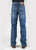 Stetson Mens 1312 Modern Seams Back Blue 100% Cotton Jeans