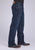 Stetson Mens 1313 Modern Stretch Dark Wash Cotton Blend Pieced Jeans