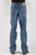 Stetson Mens 1521 Stretch Dbl Diamond Blue Cotton Blend Jeans