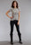 Stetson Womens My Daddy Wears Grey 100% Cotton S/S T-Shirt