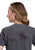 Stetson Womens Roping A Calf Grey 100% Cotton S/S T-Shirt