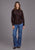 Stetson Womens Corduroy Denim Brown 100% Cotton L/S Shirt