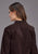 Stetson Womens Corduroy Denim Brown 100% Cotton L/S Shirt