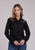 Stetson Womens Cactus Floral Lawn Eyelet Black Multi 100% Cotton L/S Blouse