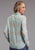Stetson Womens 1986 Mandala Print Aqua 100% Rayon L/S Shirt