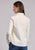 Stetson Womens 3 Point Back Yoke Cream 100% Cotton L/S Shirt
