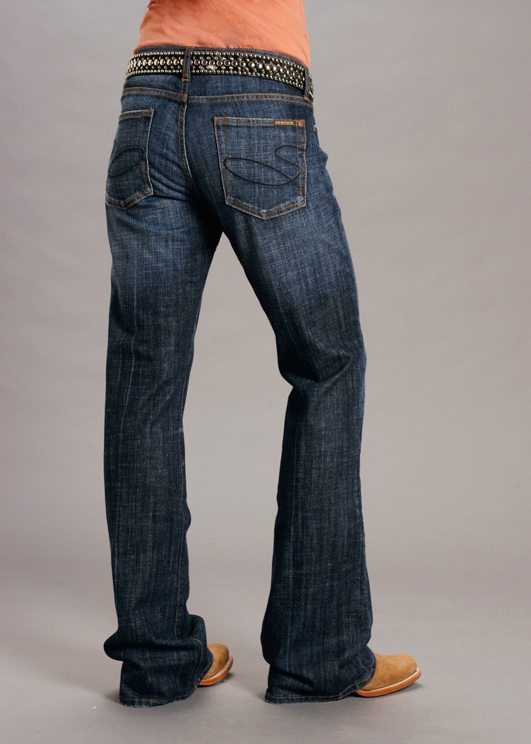 816 Classic Boot Cut Jeans In Dark Wash