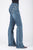 Stetson Womens 214 City Trouser Chevron Blue Cotton Blend Jeans