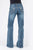 Stetson Womens 214 City Trouser Chevron Blue Cotton Blend Jeans
