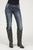 Stetson Womens Blue Cotton Blend S Pixie Jeans 00S