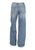 Stetson Womens Cursive Little R Light Wash Cotton Blend Jeans