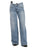 Stetson Womens Cursive Little R Light Wash Cotton Blend Jeans