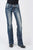 Stetson Womens 816 Classic Plain Pocket Blue Cotton Blend Jeans
