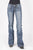 Stetson Womens Blue Cotton Blend Navy Arrow Jeans