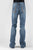 Stetson Womens 816 Classic Gold Deco Blue Cotton Blend Jeans