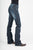 Stetson Womens 818 Fit S Back Pocket Blue Cotton Blend Jeans