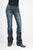 Stetson Womens 818 Fit S Back Pocket Blue Cotton Blend Jeans