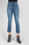 Stetson Womens 921 High Waist Flare Fit Blue Cotton Blend Jeans