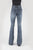 Stetson Womens 921 Plain Back Blue Cotton Blend Jeans