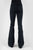 Stetson Womens 921 High Waist Plain Black Cotton Blend Jeans
