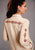 Stetson Womens Khaki Denim Safari-Style L/S Dress M
