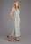 Stetson Womens Field Flower Blue Multi 100% Rayon S/L Dress